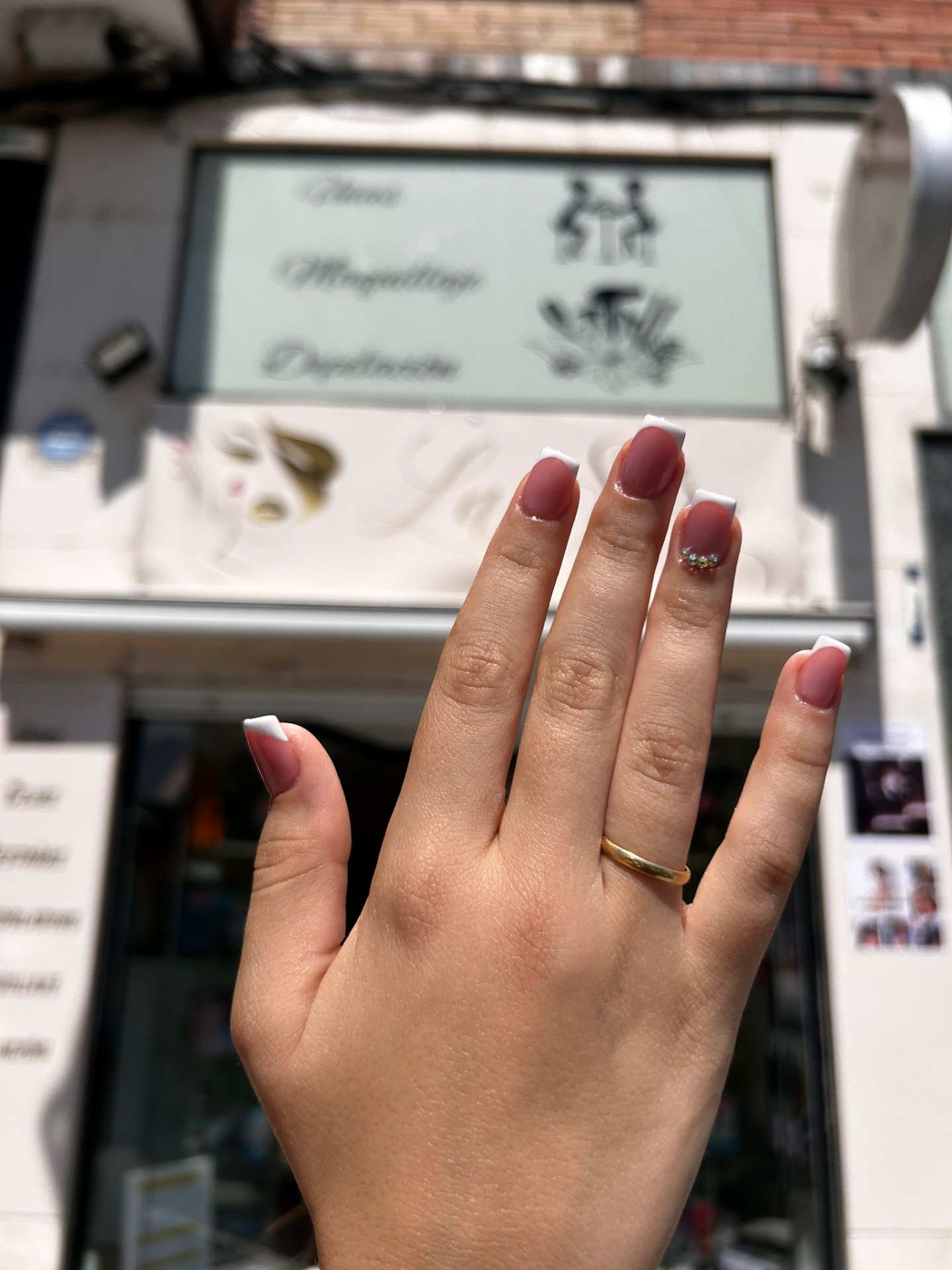 Manicura francesa 