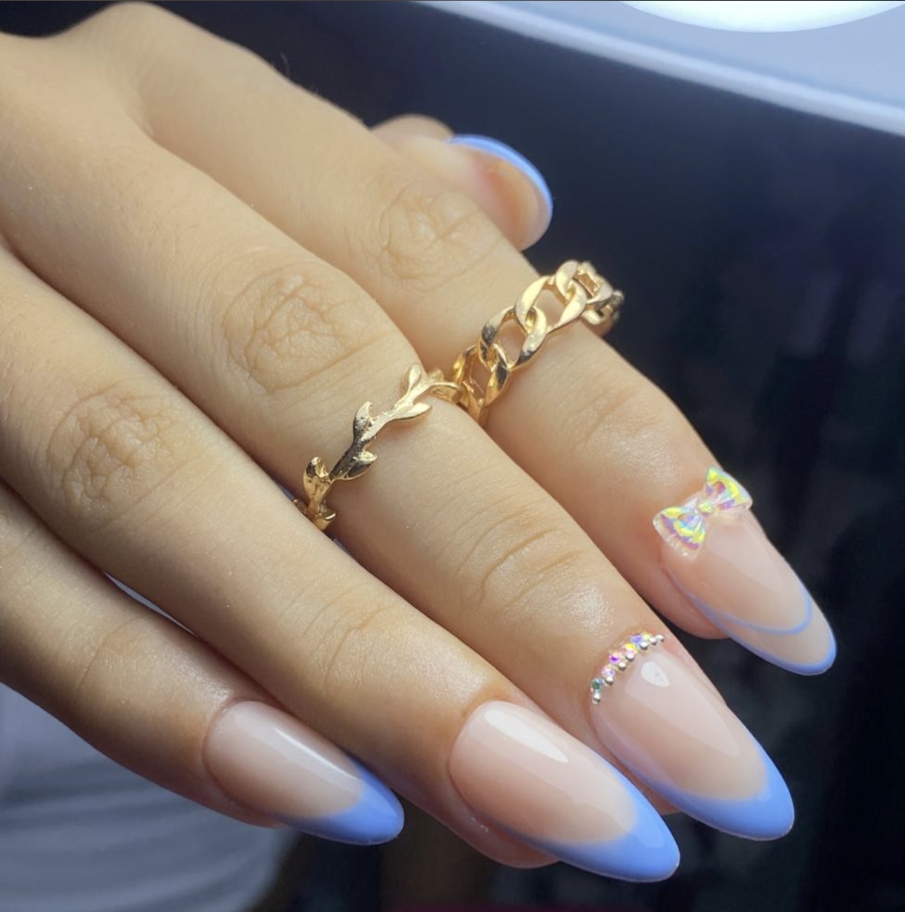 Manicura con francesa 